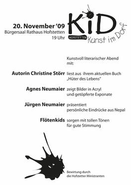 Kunstvoll literarischer Abend