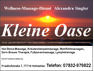 Kleine Oase - Wellness-Massage-Dienst
